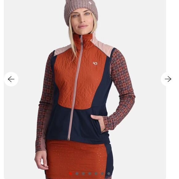 Kari Traa Tirill Thermal Vest maple medium m - Picture 1 of 7